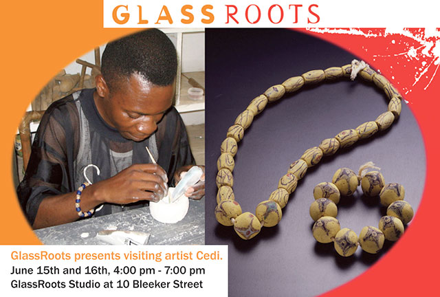 GlassRoots post card
